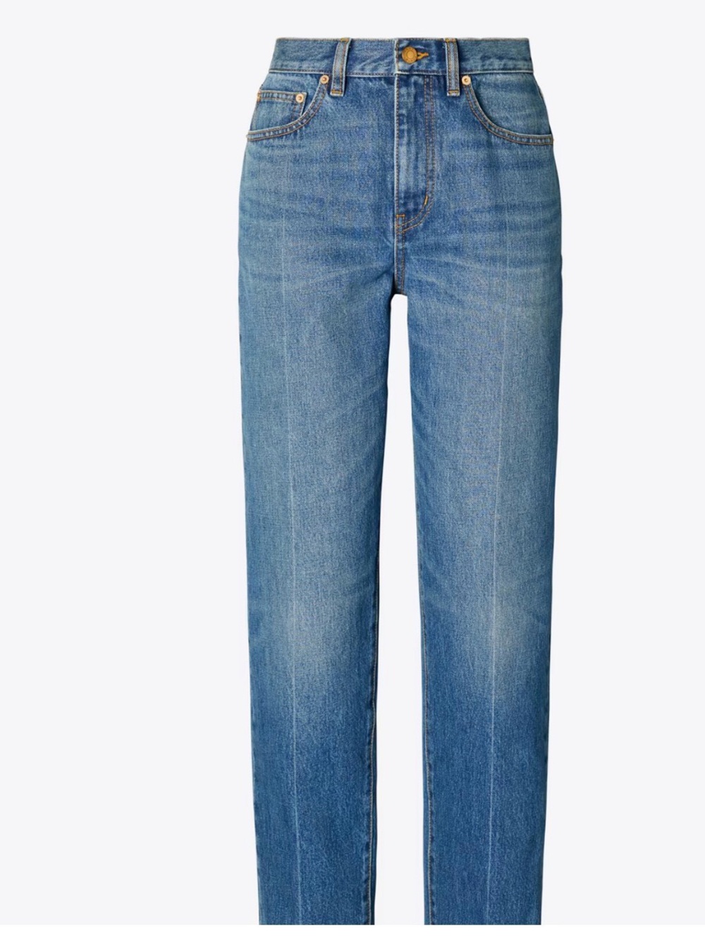 Tory Burch woman’s girls straight leg jeans size 26 designer blue denim